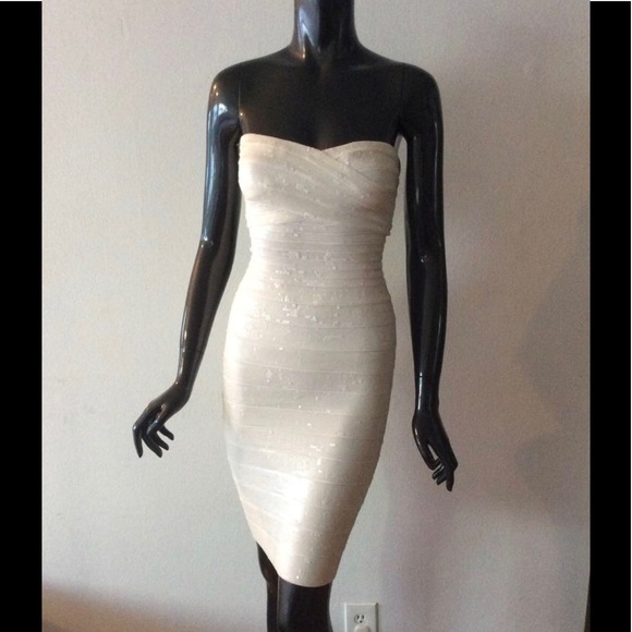 H E R V E L E G E R : “Nazik” Sequin Dress - Picture 8 of 8